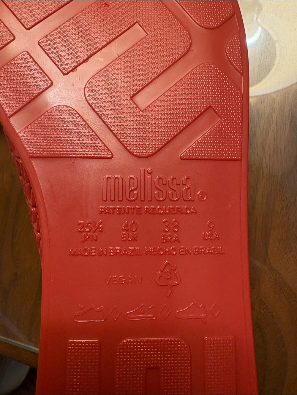 Melissa Harper Jelly Mary Janes Size 9 - Picture 3 of 3